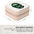 thumbnail image 2 of Autua Skull Minimalism Dark Style Travel Jewelry Case Organizer with Necklace, Ring, Earring Slots - Portable Jewelry Box for Gifts Pink, 2 of 5