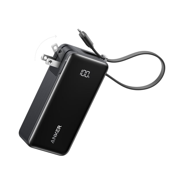 Power Bank Anker Nano 3 en 1 de 10.000 mAh con cable Lightning