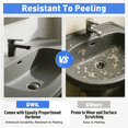 thumbnail image 5 of DWIL Tile Paint, Tub and Tile Refinishing Kit with Tools, Water Based & Low Odor Bathtub Paint, Easy to Use for Bathroom Kitchen, Semi-Gloss Dark Grey, 25-30sq.ft, 5 of 10