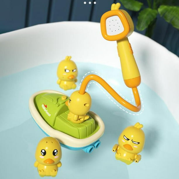 Juguete De Baño Con Pista De Tobogán De Pato – 34 Piezas De Pista Deslizante Con Ventosas, Juguetes Acuáticos DIY Para Niños De 3+ Años, Hora Del Baño Divertida