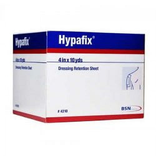 Hypafix Dressing Retention Tape NonWoven 4 Inch X 10 Yard White NonSterile, 4210 - 1 Roll