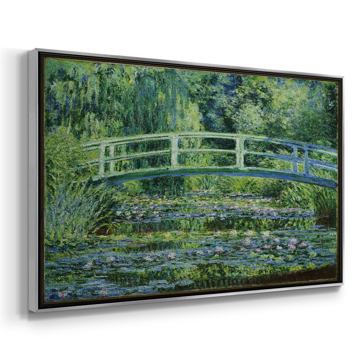 Vintage Landscape-CI By Wexford Home Framed in Silver Wood Gallery Wrapped Canvas 27 in. x 41 in.