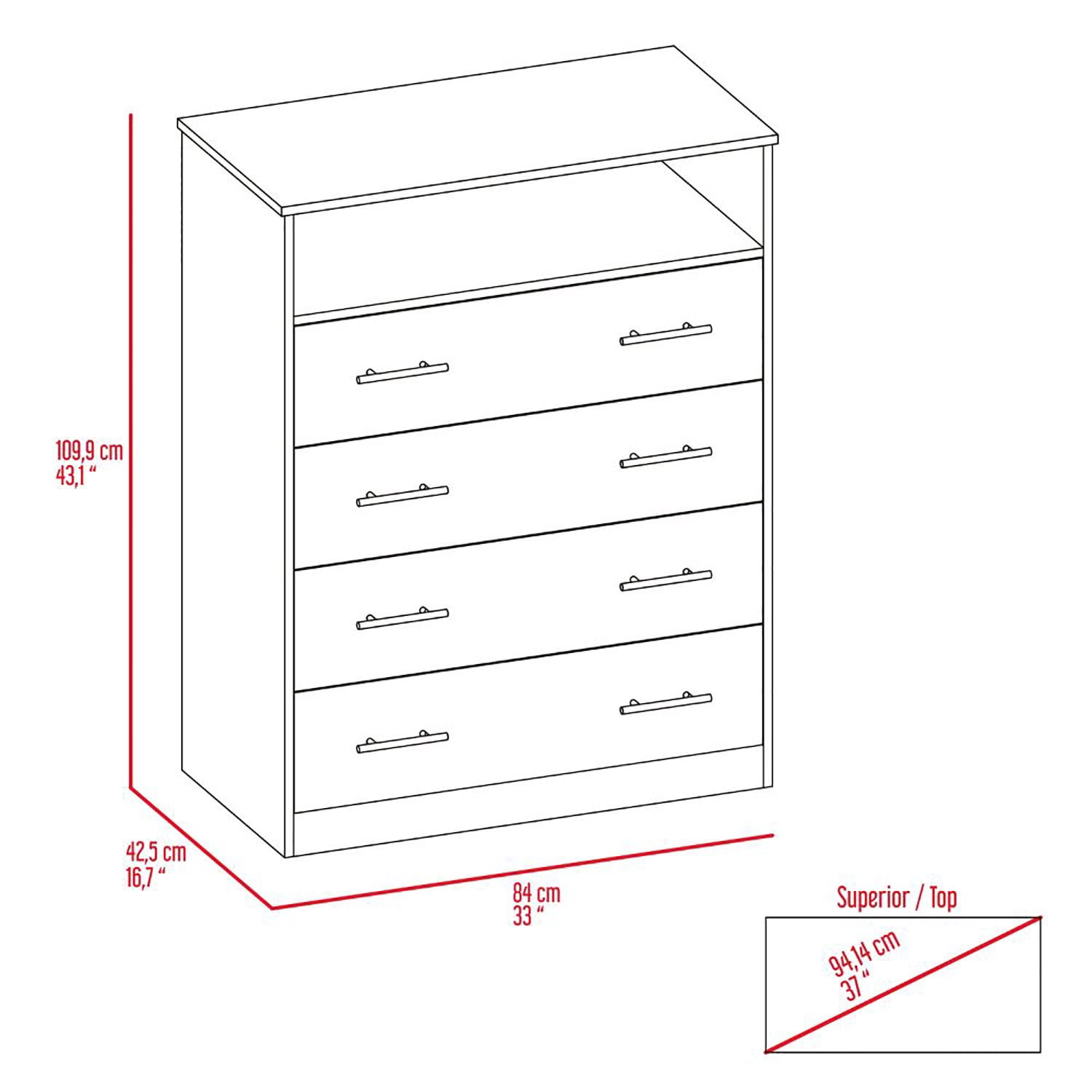 Kadyn Nursery Dresser, Chest of Drawers with 4 Drawer and One Open Shelf , Storage Cabinet for Bedroom, Light Gray Nightstand Kadyn Nursery Dresser, Chest of Drawers with 4 Drawer and One Open Shelf , Storage Cabinet for Bedroom, Light Gray Nightstand