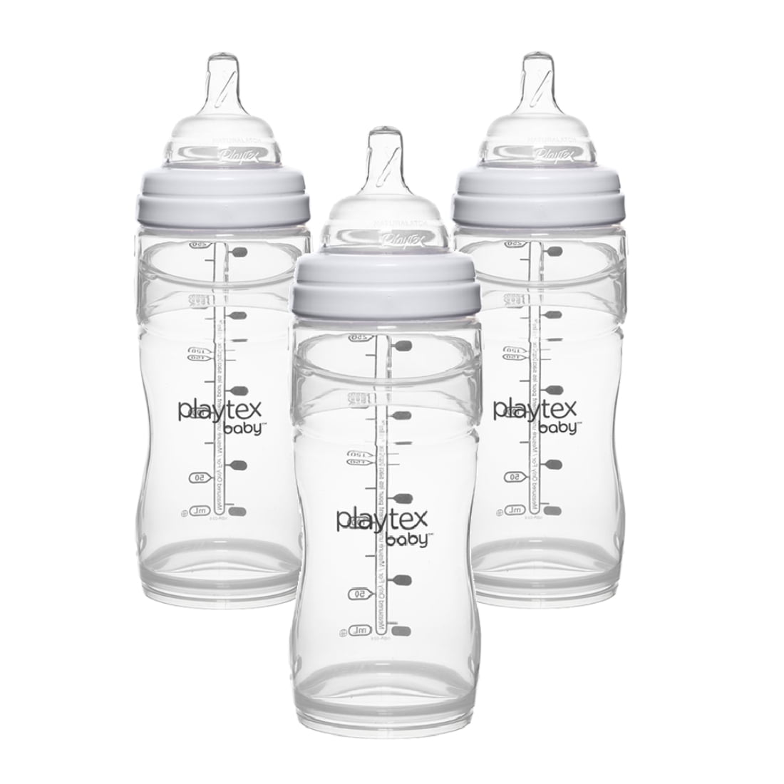 3 Pack Playtex Baby Nurser Disposable Drop-In Baby Bottle Liners 8 Oz 100 Ct Ea 