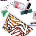 thumbnail image 7 of ZNDUO Travel Makeup Bag for Women Abstract Geometric Leaf Texture Toiletry Bag, Multifunctional Storage Bag Cosmetic Bag Make Up Organizer, 7 of 7