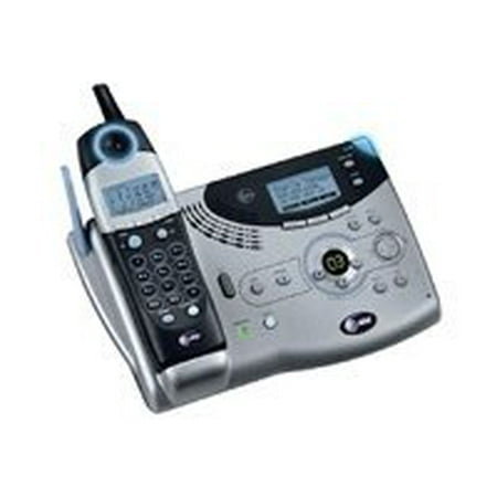 AT&T 5840 - Cordless phone - answering system with caller ID/call waiting - 5.8 GHz - single-line operation - black, silver