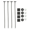 thumbnail image 1 of Miangastore 1 Set Universal Car Fan Mounting Kit Radiator Fan Zip Ties Transmission Cooler Installation Kit Radiator Fan Mounting Accessories, 1 of 8