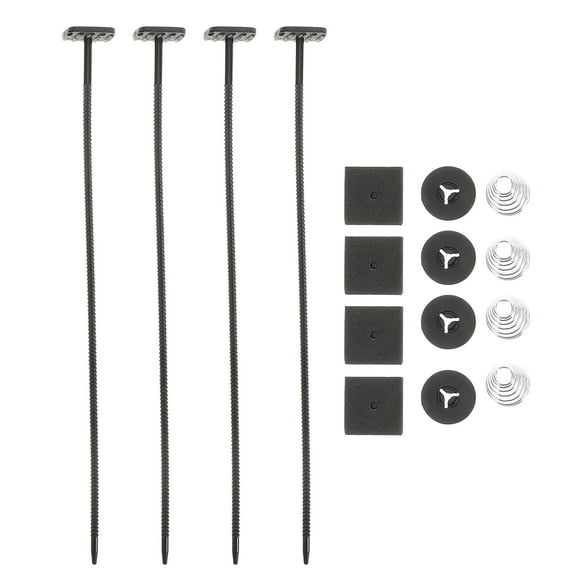 Miangastore 1 Ensemble Kit de Montage de Ventilateur de Voiture Universel Kit d'Installation de Refroidisseur de Transmission avec Attaches à Glissière Accessoires de Montage de Ventilateur de Radiateur