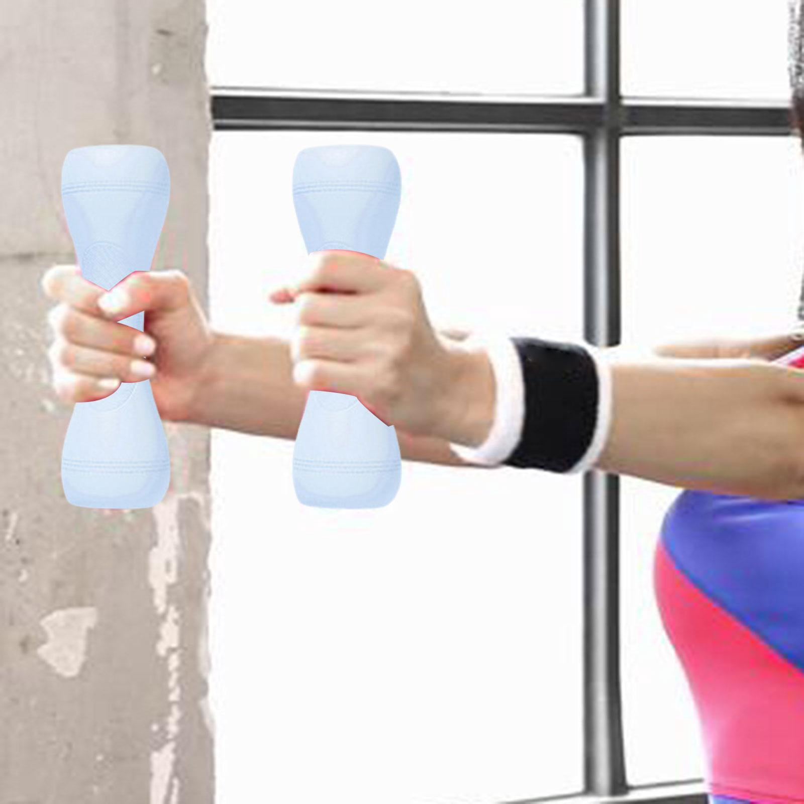 GARENDE Adjustable Dumbbells Pair for Home Strength Training Non Slip for Women Kids Blue