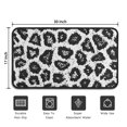 thumbnail image 5 of Black Leopard Pattern Door Rugs,Washable Non Slip Door Mats Indoor,Decorative Door Mats,Entry Mat Indoor for Entrance,Bedroom,Kitchen,Bathroom,30"x17", 5 of 6