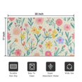 thumbnail image 5 of Pioneer Flower Floral Print Pattern Door Rugs,Washable Non Slip Door Mats Indoor,Decorative Door Mats,Entry Mat Indoor for Entrance,Bedroom,Kitchen,Bathroom,17"x30", 5 of 6