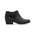 thumbnail image 2 of Clarks Womens Adreena Field Leather Stretch Booties, 2 of 3