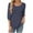 Navy, variant on Womens Tops Fall 2024 Pleated Long Sleeve Round Neck Casual Loose Solid Color Top Pink S