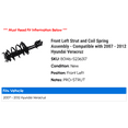 thumbnail image 2 of Front Left Strut and Coil Spring Assembly - Compatible with 2007 - 2012 Hyundai Veracruz 2008 2009 2010 2011, 2 of 2