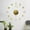 Gold #2, variant on Frameless DIY Wall Clock Mirror Sticker - 12-Hour Silent Mute Clock, 50cm Diameter, Stainless Steel Face with Aluminum Hands, Self-Adhesive EVA Foam Numbers for Home Office Decor