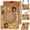 Brown, variant on Case For iPad Air 4/5th Generation 10.9 inch (2020/2022), Air 11 M2 (2024), Air 11" M3 (2025) Multi-Protective Cute Soft Bubbles Cover With 360 Degree Rotating Stand and Shoulder Strap