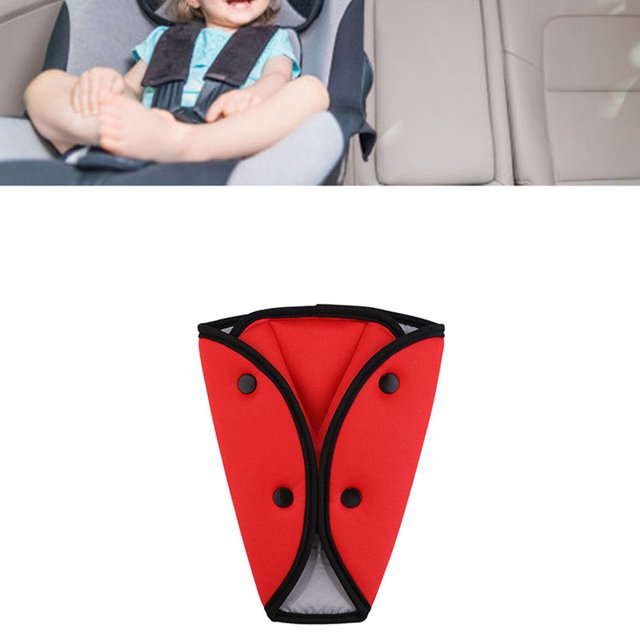 Ajustador de cinturón de seguridad triangular, cinturón de seguridad para niños para automóvil, ajustador automático de correa para el cuello y el hombro, ajustador triangular del cinturón de