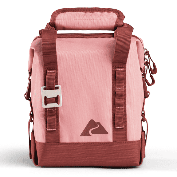 Ozark Trail 4 qt 6-Can Soft-Sided Folding Cooler, Rose