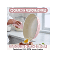 thumbnail image 3 of Batería De Cocina Juego De Sartenes Antiadherente 12 Piezas Xtellar rosa, 3 of 4