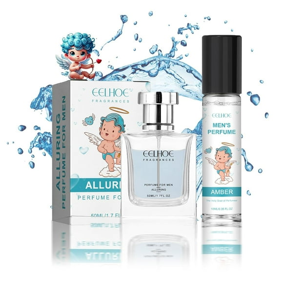 Cupid Cologne For Men Cupid Hypnosis Cologne For Men Long Lasting Romantic Perfume (1.7oz+0.35oz)