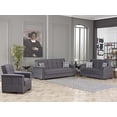 thumbnail image 2 of Ottomanson Origins Pro Sleeper Loveseat, Gray Microfiber, 2 of 7