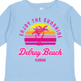 thumbnail image 4 of Inktastic Summer Enjoy the Sunshine Delray Beach Florida in Pink Boys or Girls Long Sleeve Toddler T-Shirt, 4 of 5