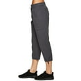 thumbnail image 6 of YOTMKGDO Slacks for Women Active Women's Relaxed Lightweight Woven Cargo Capri Pant Women's Pants Grey M, 6 of 7