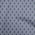 thumbnail image 1 of oneOone Viscose Chiffon Bluish Violet Fabric Asian Ikat Craft Projects Decor Fabric Printed By The Yard 42 Inch Wide, 1 of 4