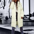 thumbnail image 2 of Vedolay Winter Long Coats for Women 2023 Solid Outdoor Windproof Raincoat Hooded Rain Waterproof Jacket White,2XL, 2 of 4