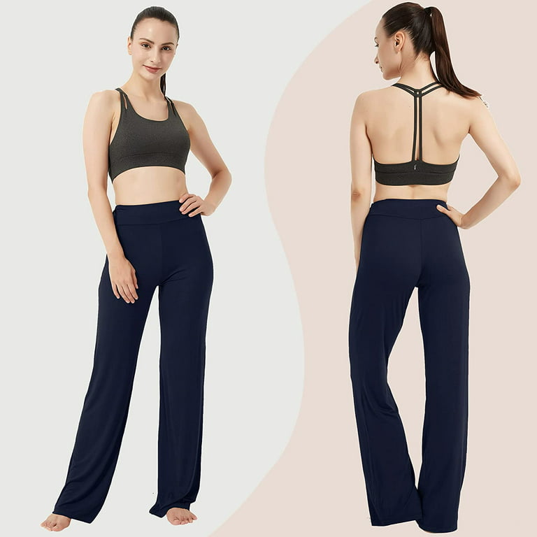 FELEMO Women's Bootcut Yoga Pants High Waist Workout Pants 4 Way