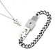 thumbnail image 3 of Minnieouse de acero para mujer, collar de moda, Kit de joyería para parejas, pulseras de decoración, brazalete de regalo para compromiso de boda Ropa, zapatos y accesorios Miscelánea Negro Minnieouse AP014553-03, 3 of 6