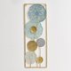 thumbnail image 1 of Arte de metal Escultura de pared Sunnimix Estatuas Hogar Sala de estar 22x2x60cm, 1 of 5