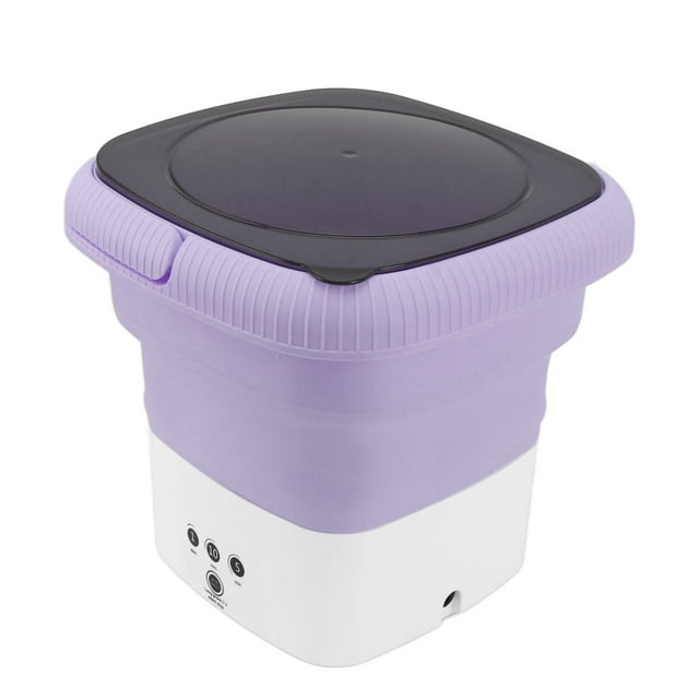 Lavadora Portátil, 100-240V EU Enchufe Ultra Silencioso Mini Lavadora Portátil Pequeña Para Viajar Para Viajar