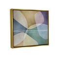 thumbnail image 4 of Stupell Industries Contemporary Layered Shapes Abstract Painting Gold Floater Framed Art Print Wall Art, 31 x 25, 4 of 10