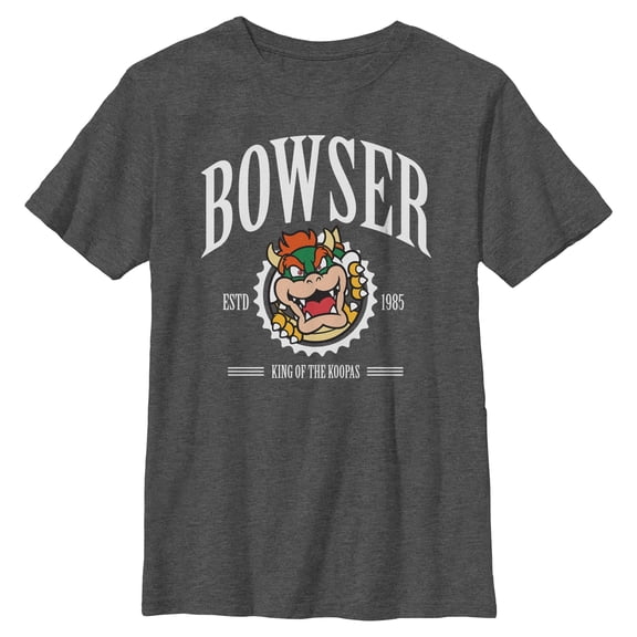 Boys Nintendo Bowser King of the Koopas 1985 T Shirt