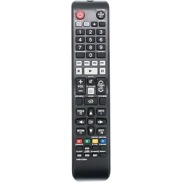 AH59-02550A Mando a distancia de repuesto para cine en casa Samsung HT-F445K HT-F450K HT-F453K HT-F455K