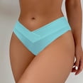 thumbnail image 3 of LAICAIW Women's V Cut High Waisted Bikini Bottom Ribbed High Cut Cheeky Swimsuit Bathing Suit Bottoms, 3 of 6