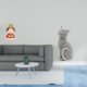 thumbnail image 2 of Estatua de madre, figura de gato, escultura de resina, adorno artesanal, decoración de animales con un diseño encantador, adecuada para el hogar, la o, 2 of 8