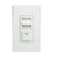 thumbnail image 2 of leviton ipm06-1lz illumatech 600va/450w magnetic low voltage dimmer, single pole and 3-way, white/ivory/light almond, 2 of 2