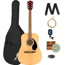 Fender FA-125 Dreadnought Acoustic Guitar - Natural w/ Gig Bag