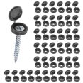 thumbnail image 1 of Uxcell 200-Pack Tapas de Tornillo de Plástico con Bisagra, Tornillos de Persiana de 3mm con Tapas, Tapas de Tornillo Plegables, Cubierta de Tornillo Flip [Gris Hierro], 1 of 1