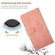 thumbnail image 4 of Funda para iPhone XS MAX de piel sintética suave con tarjetero y correa larga, diseño de mariposas y flores., 4 of 5