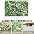 thumbnail image 2 of Pink Bathroom Mat Cute Flower Bath Rug, Soft Cozy Microfiber Slip Floor Carpet Decor Absorbent Washable，Girls Bedroom Bathtub Shower(18x26in), 2 of 6