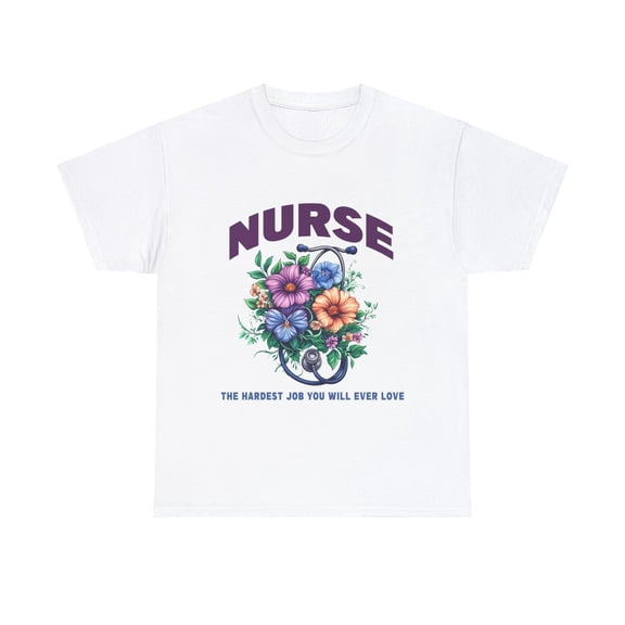 Nursing the Hardest Job You Will Ever Love shirt, RN LPN CNA...ID-0314-LHR6
