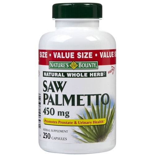 Natures Bounty Natural Whole Herb Saw Palmetto 450Mg Capsules 100 Ea