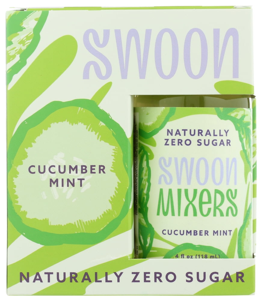 Swoon Cocktail Mix Cucumber Mint, 4/4 Fl Oz
