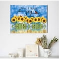 thumbnail image 4 of Rustic Sunflower Wall Decor Inspirational Quotes Canvas Wall Art For Bathroom Bedroom Kitchen Living Room Ready To Hang 12x16 Inch, 4 of 6