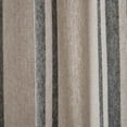 thumbnail image 4 of VHC Brands Grain Sack Charcoal Black Stripe Vintage Farmhouse Panel Curtain Set 84"x40", 4 of 7