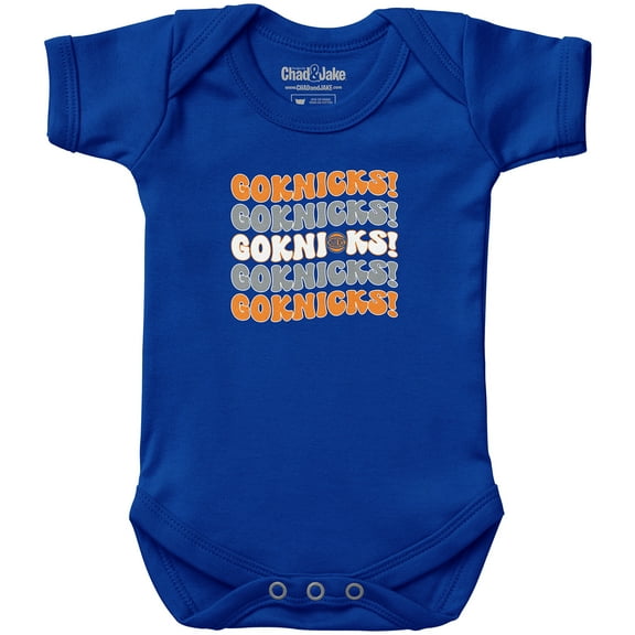 Newborn & Infant Chad & Jake Royal New York Knicks Groovy Bodysuit