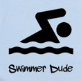 thumbnail image 2 of CafePress - Swimmer Dude Infant Bodysuit - Baby Light Bodysuit, Size Newborn - 24 Months, 2 of 4